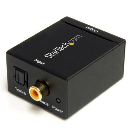 StarTech.com SPDIF Digital Coax / Toslink Optical to 2 CH RCA Audio Adapter - SPDIF2AA