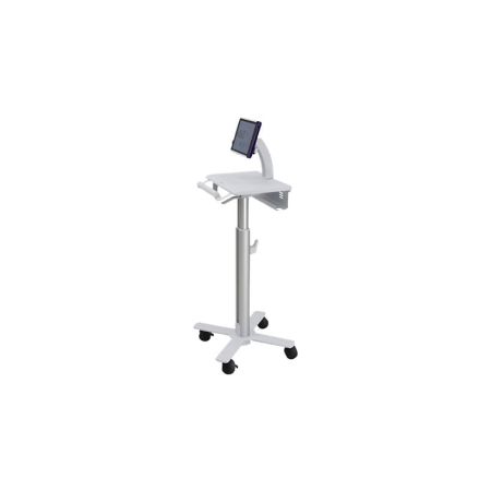 Ergotron StyleView Tablet Cart, SV10 cart - for tablet / keyboard - white, aluminum - TAA Compliant