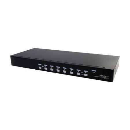 StarTech 8-Port Rackmount USB VGA KVM Switch with Audio - SV831DUSBAU