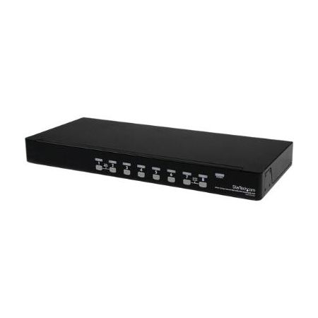 StarTech 8-Port 1U Rackmount USB KVM Switch with OSD - SV831DUSBU