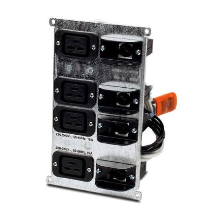 APC SYPD8 Rack-Mountable 4-Outlets Backplate