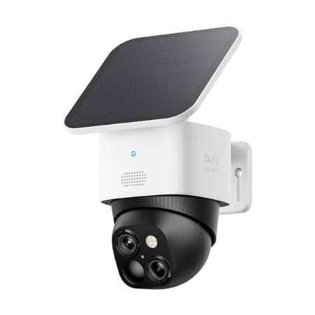 Eufy T81701W1 Security S340 Outdoor Pan & Tilt Dual Camera with Solar Panel