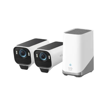 Eufy T88921W1 Security EufyCam S3 Pro 4K 2-Camera Kit with HomeBase 3