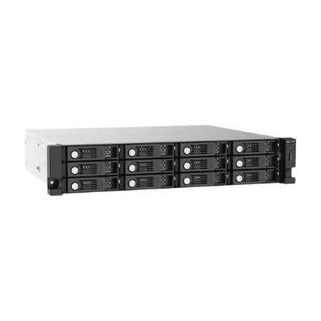 QNAP TL-R1220SEP-RP-US 12-Bay 2U Rackmount SAS 12 Gb/s JBOD Expansion with SAS Expander