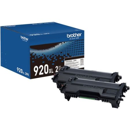 Brother TN920XL2PK High-Yield Black Toner Cartridge (2-Pack)