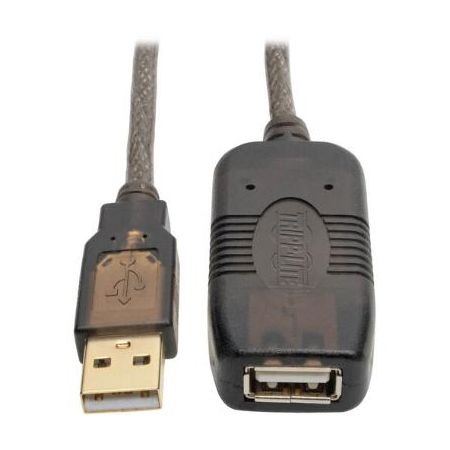 Tripp Lite U026-025 USB-A 2.0 Male to Female Active Extension Repeater Cable (25')