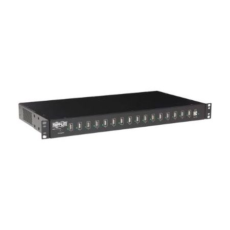 Tripp Lite  U280-016-RM 16-Port Rack Mount USB Charging Station with Syncing Function (5V/40A/200W)