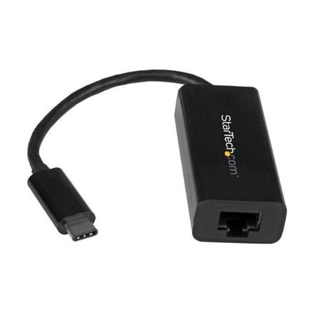 StarTech USB 3.1 Gen 1 Type-C Male to Gigabit Ethernet Female Adapter (Black) - US1GC30B