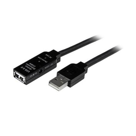 StarTech 20m USB 2.0 Active Extension Cable - M/F - USB2AAEXT20M