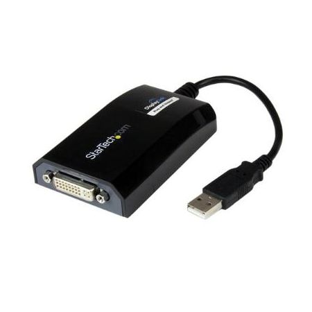 StarTech USB 2.0 Type-A Male to DVI-I Female Display Adapter - USB2DVIPRO2