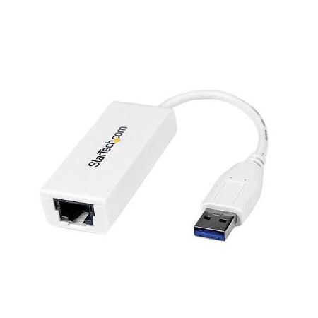 StarTech USB 3.0 to Gigabit Ethernet NIC Network Adapter (White) - USB31000SW