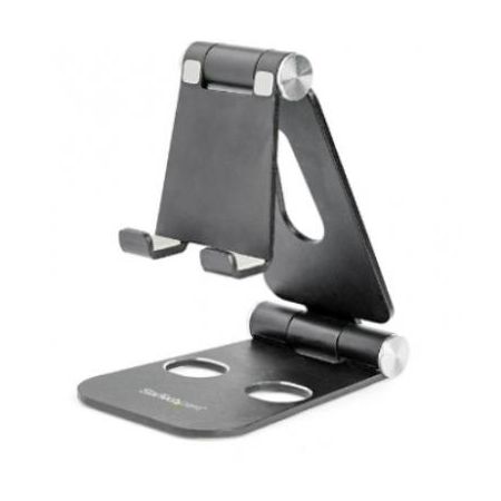 StarTech Phone and Tablet Stand - Foldable Universal Adjustable Tablet/Cell Phone Stand for Desk - USPTLSTNDB