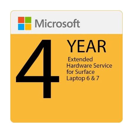 Microsoft VP3-00222 4-Year Extended Hardware Service for Surface Laptop 6 & 7