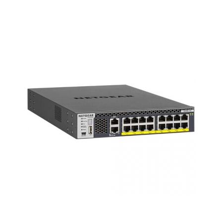 Netgear M4300-16X 16-Port 10G PoE+ Compliant Managed Network Switch (199W)