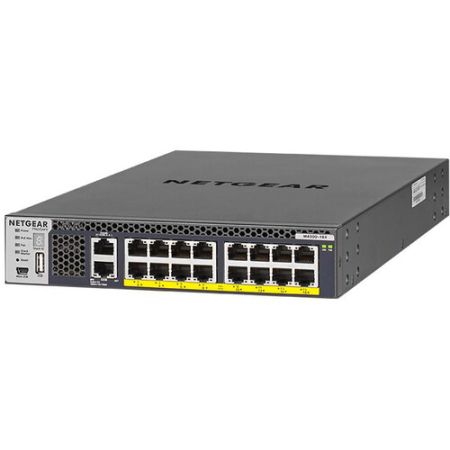 Netgear M4300-16X 16-Port 10G PoE+ Compliant Managed Network Switch (500W)